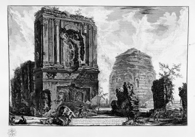 View of the Tomb of Piso Licinianus on the Ancient Appian Way by Giovanni Battista Piranesi